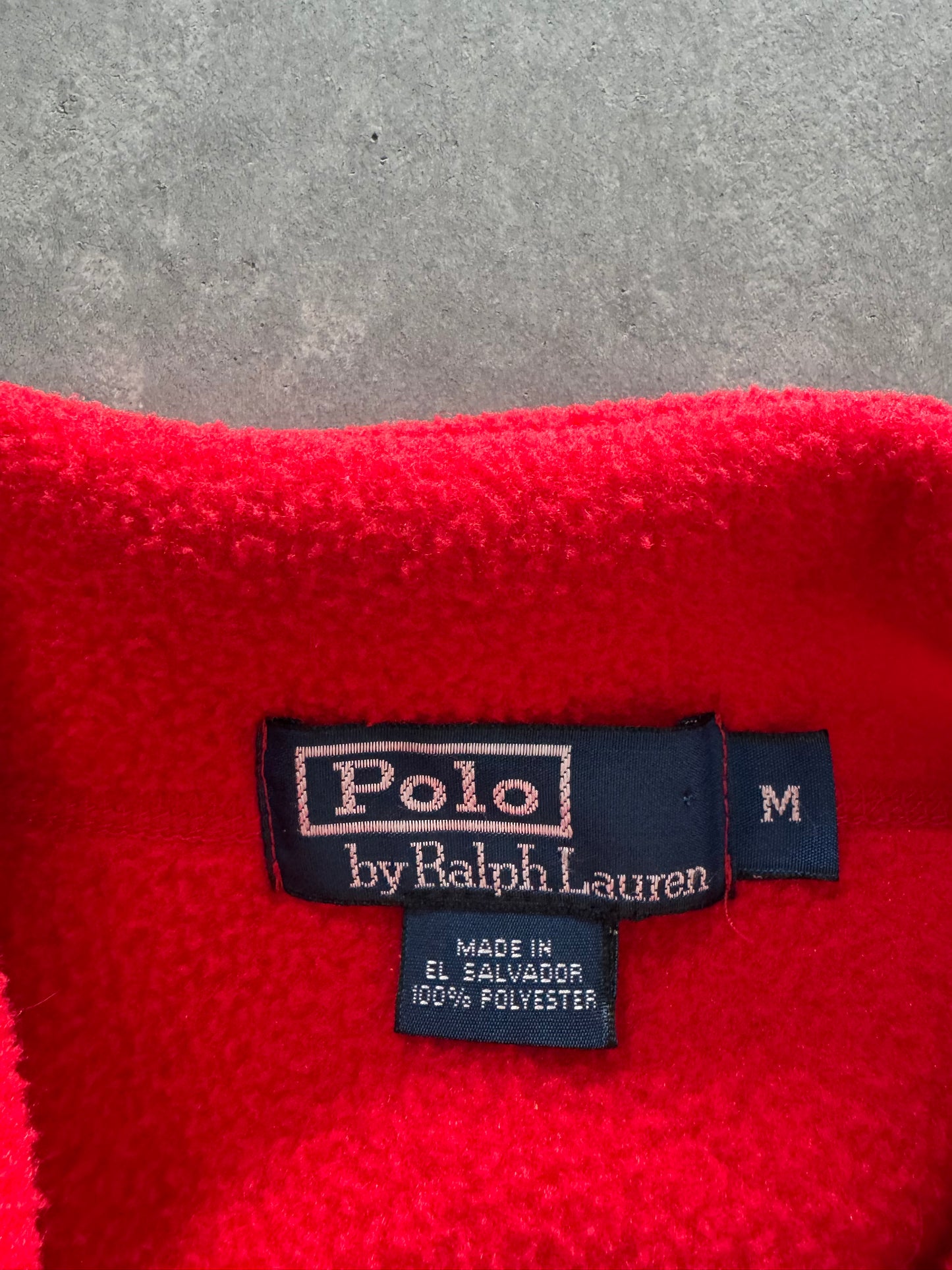 Vintage Polo Ralph Lauren Fleece Quarter Zip - M