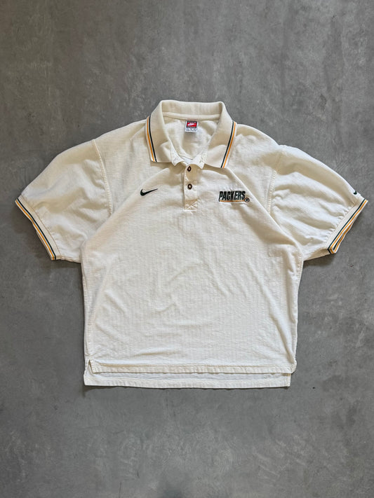 Vintage 90s Nike Green Bay Packers Polo - XL