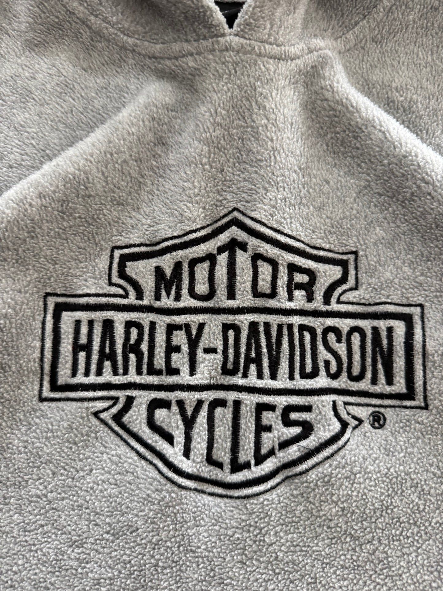 Vintage Harley Davidson Fleece Hoodie - L