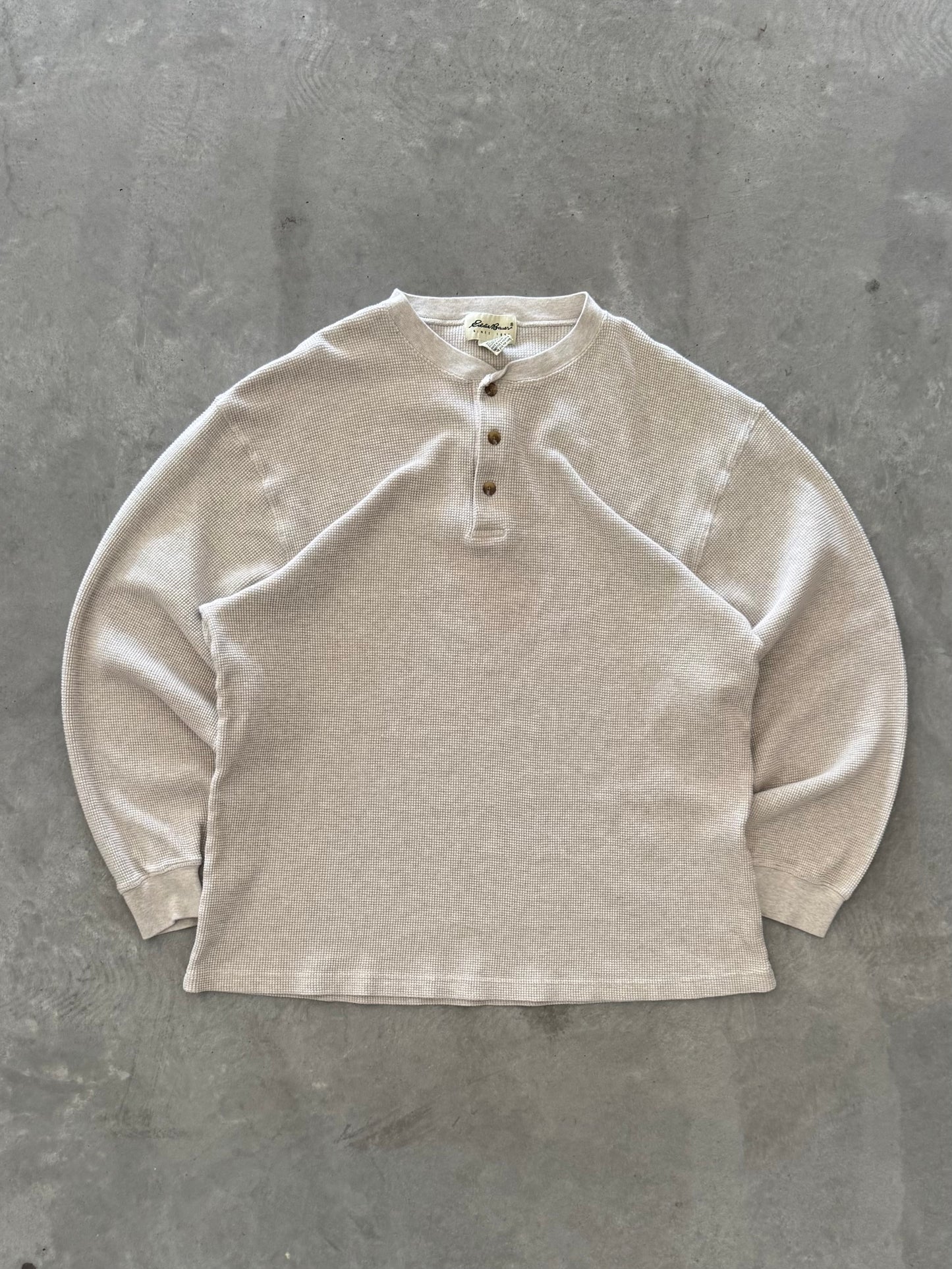 Vintage Eddie Bauer Waffle Knit - XL