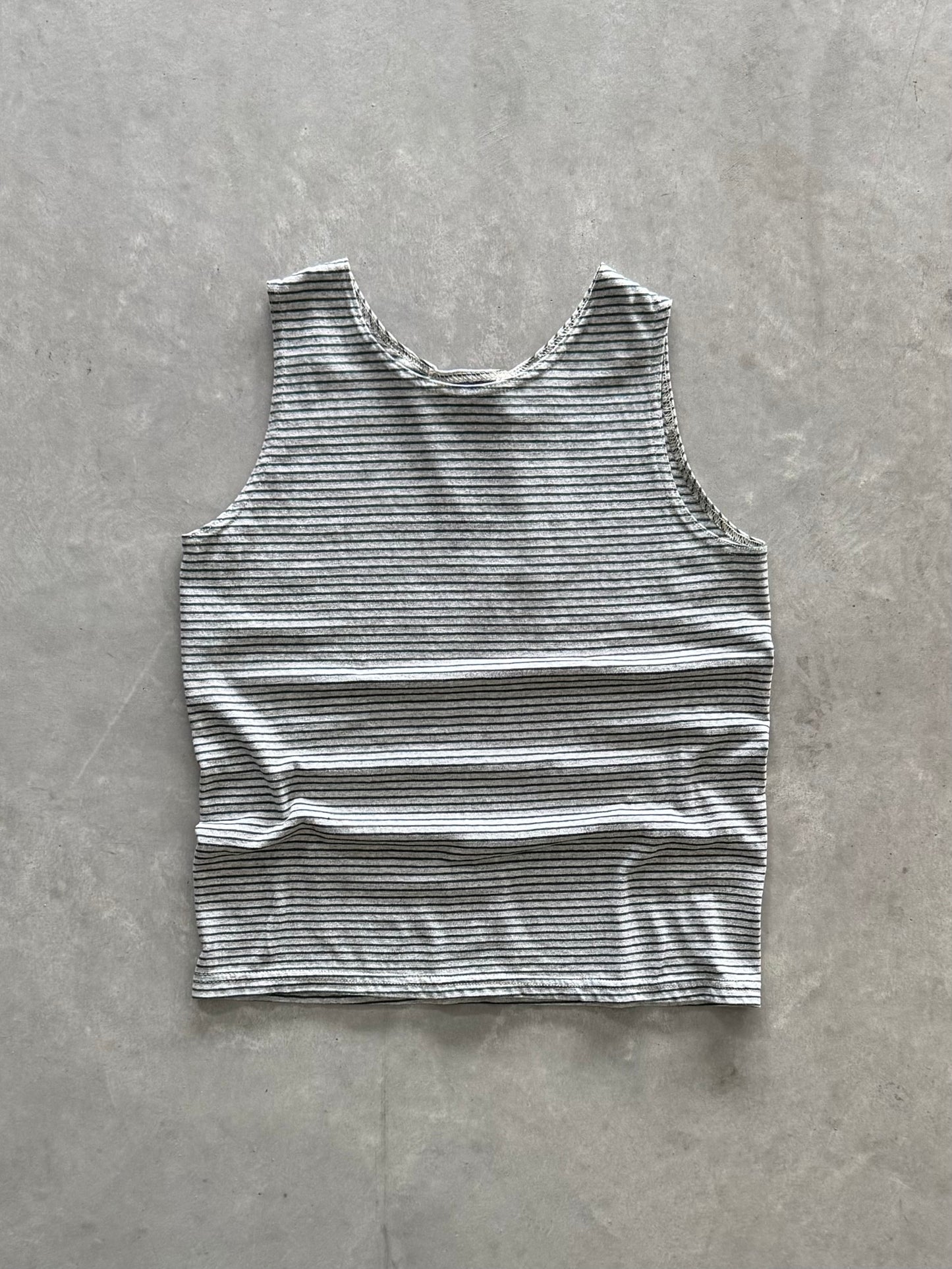 Vintage Striped Tank Top - XL