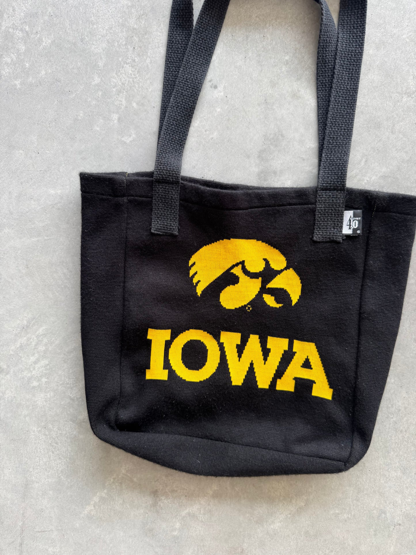 Iowa Hawkeyes Knit Tote Bag