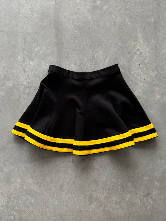 Vintage Black & Gold Skirt - XS