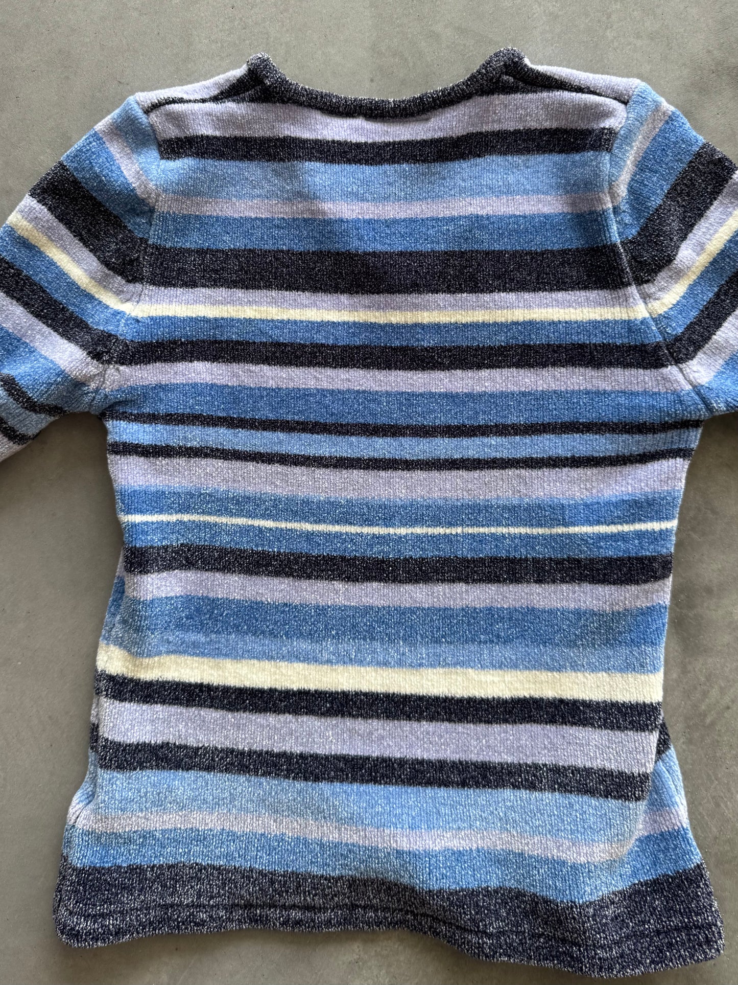 Vintage Arizona Jeans Striped Cropped Long Sleeve - M