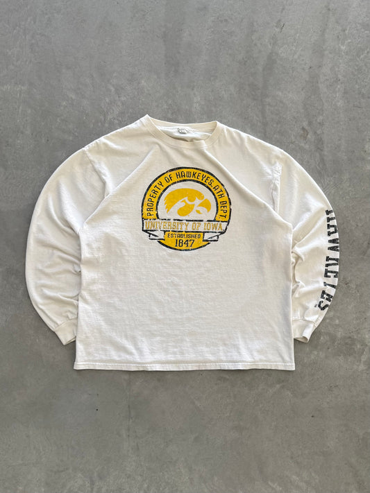 Vintage Iowa Hawkeyes Long Sleeve - L