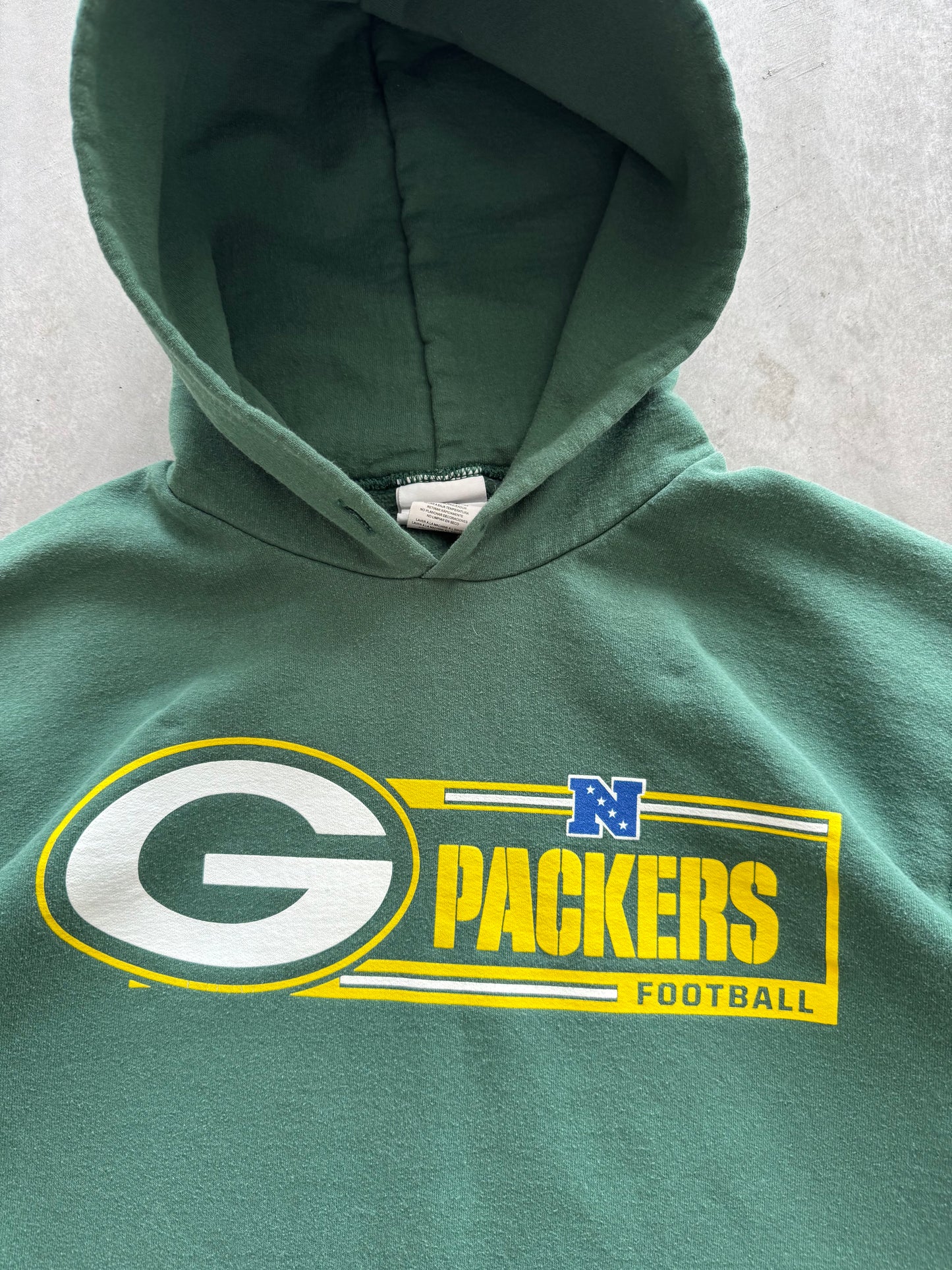Vintage Green Bay Packers Hoodie - L