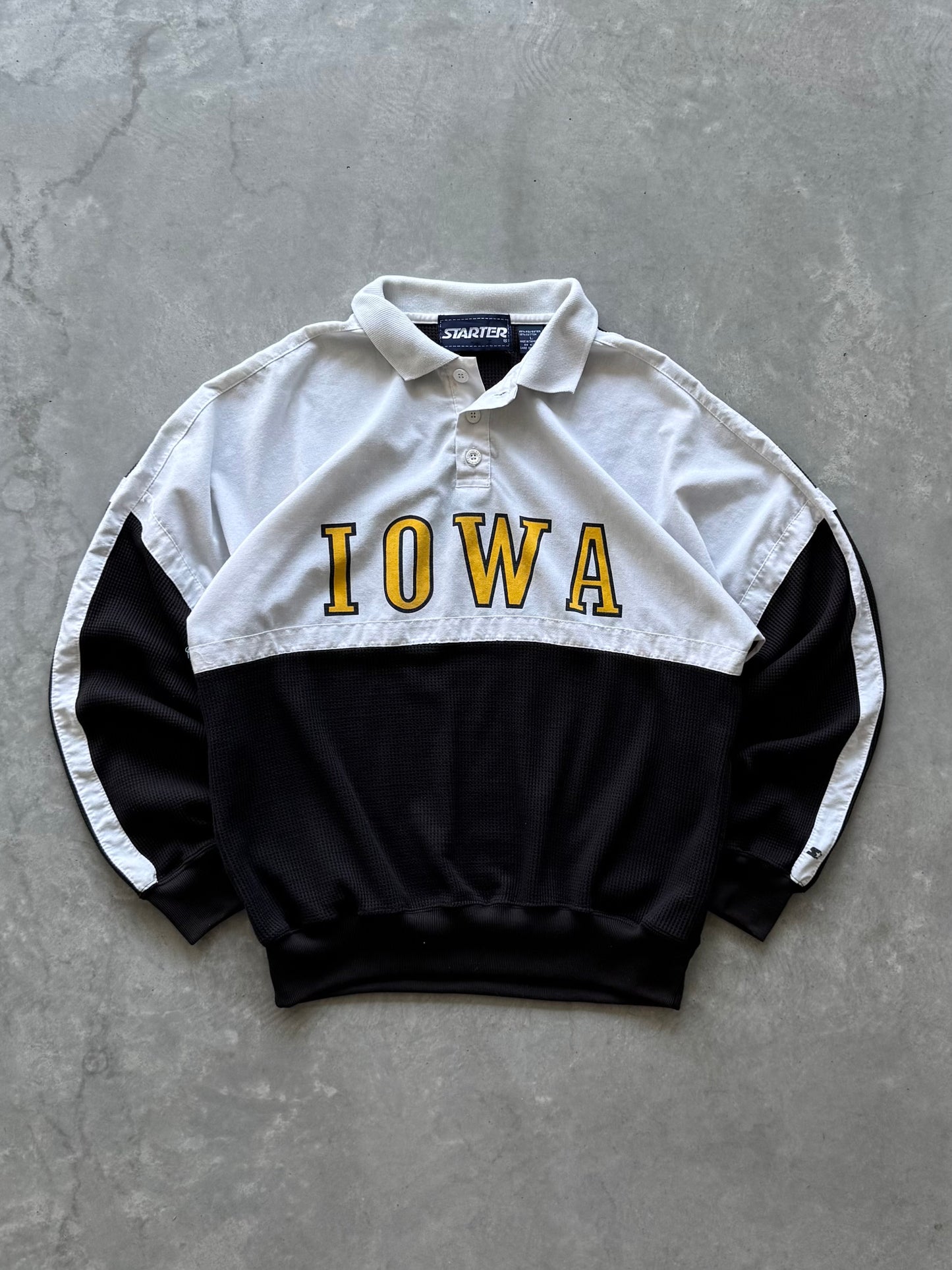 Vintage Iowa Hawkeyes Starter Pullover - L