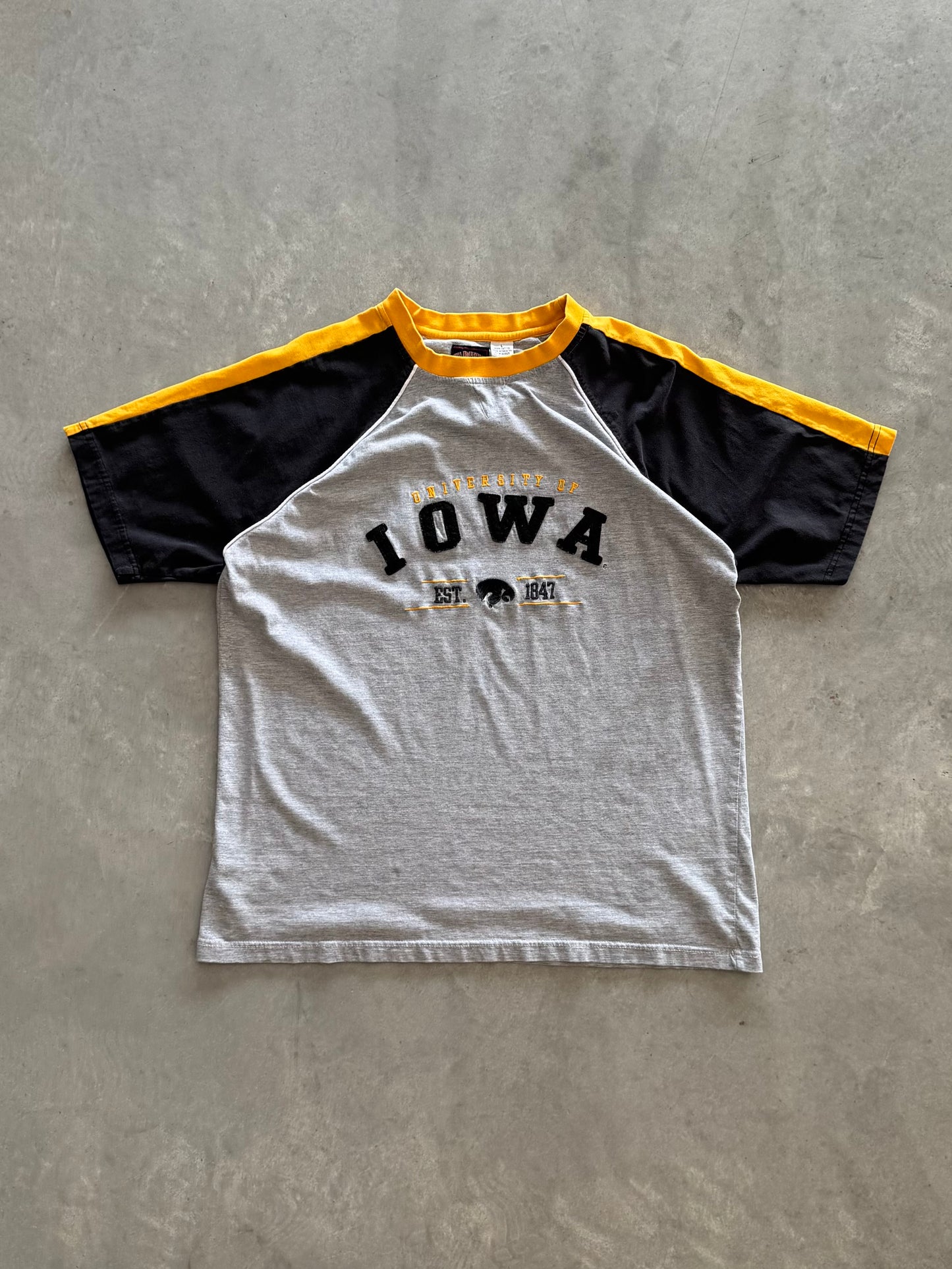 Vintage 90s Iowa Hawkeyes Tee - L