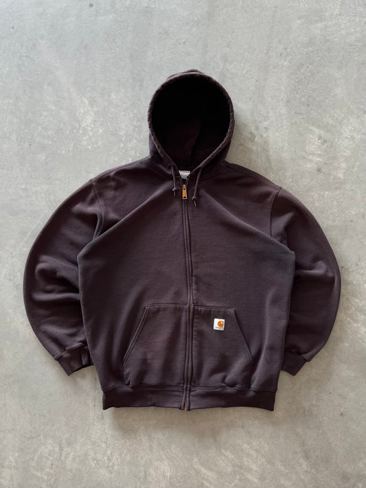 Vintage 90s Carhartt Zip Up Hoodie - L