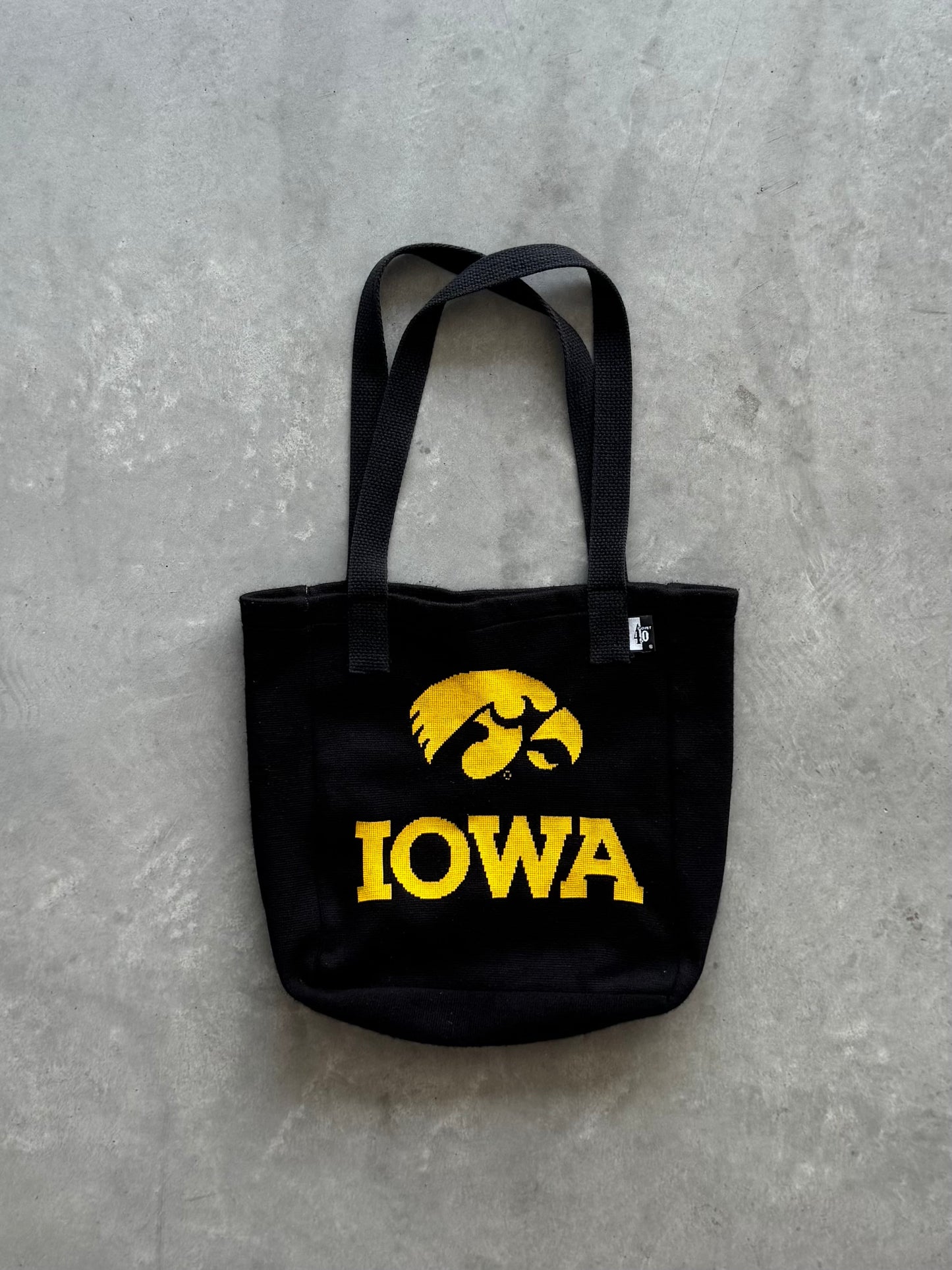 Iowa Hawkeyes Knit Tote Bag