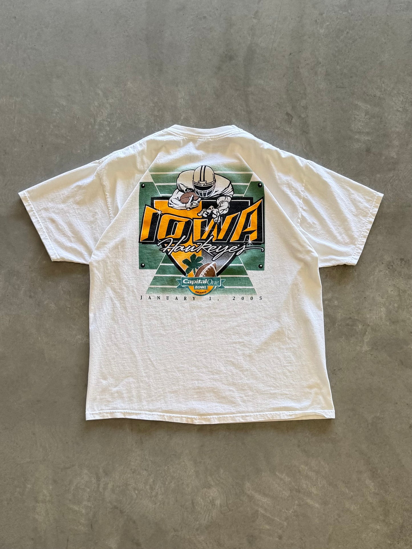 Vintage 00s Iowa Hawkeyes Bowl Game Tee - XXL