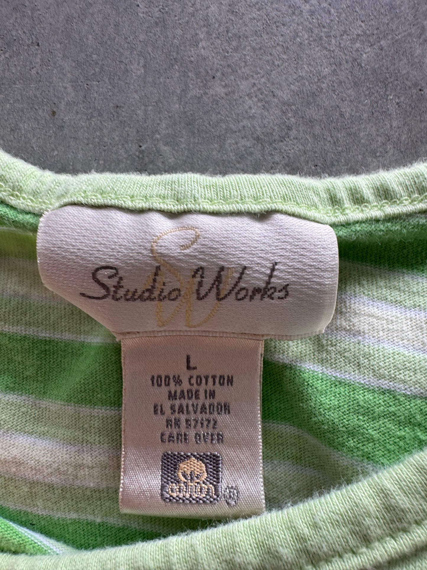 Vintage Striped Women’s Tee - L