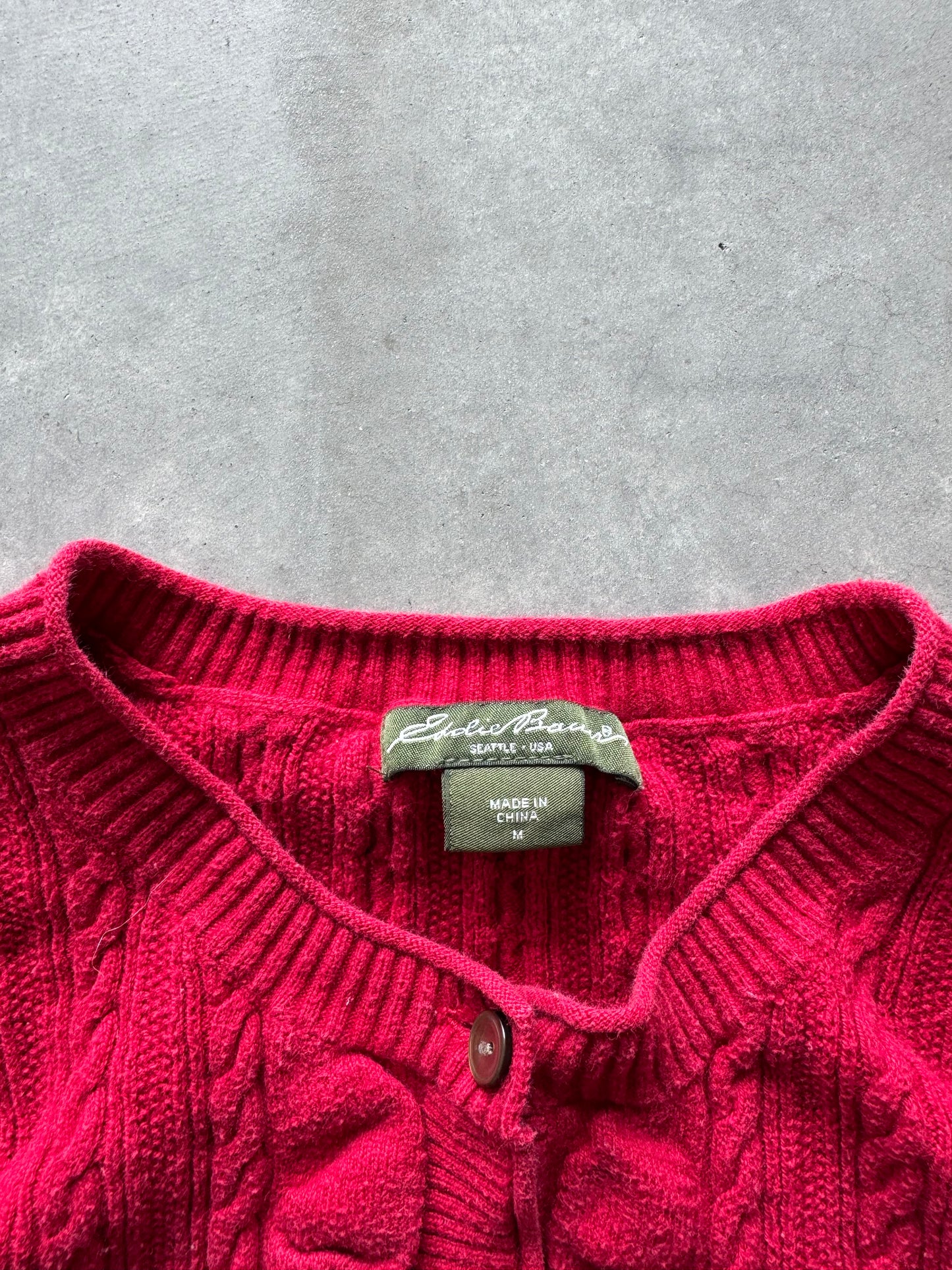 Vintage Eddie Bauer Knit Cardigan - M