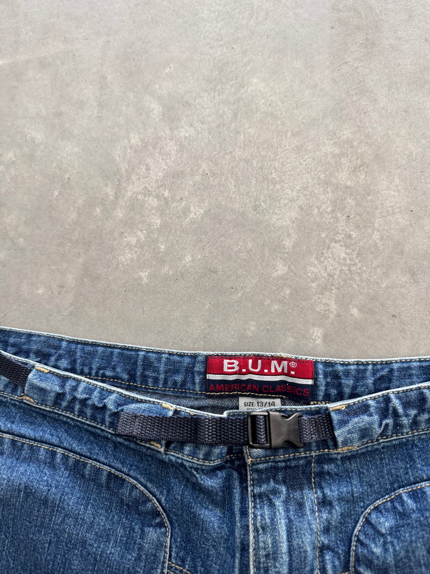 Vintage B.U.M. Equipment Denim Shorts - 31x3