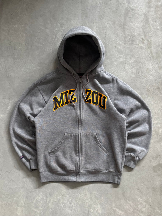 Vintage Mizzou Zip Up Hoodie - M