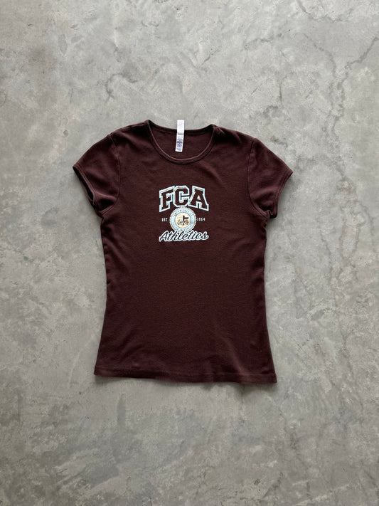 Vintage FCA Athletics Baby Tee - L