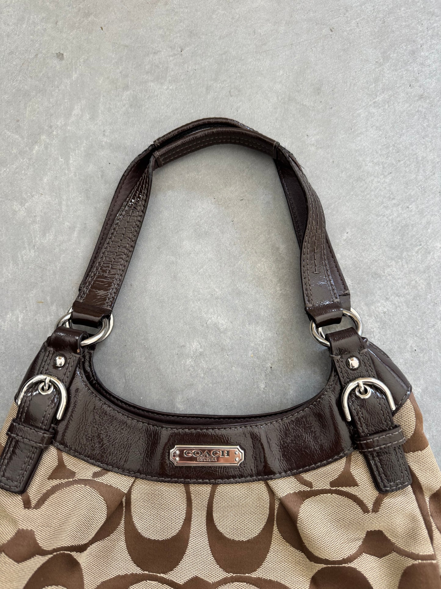 Vintage Coach Soho Signature Shoulder Bag