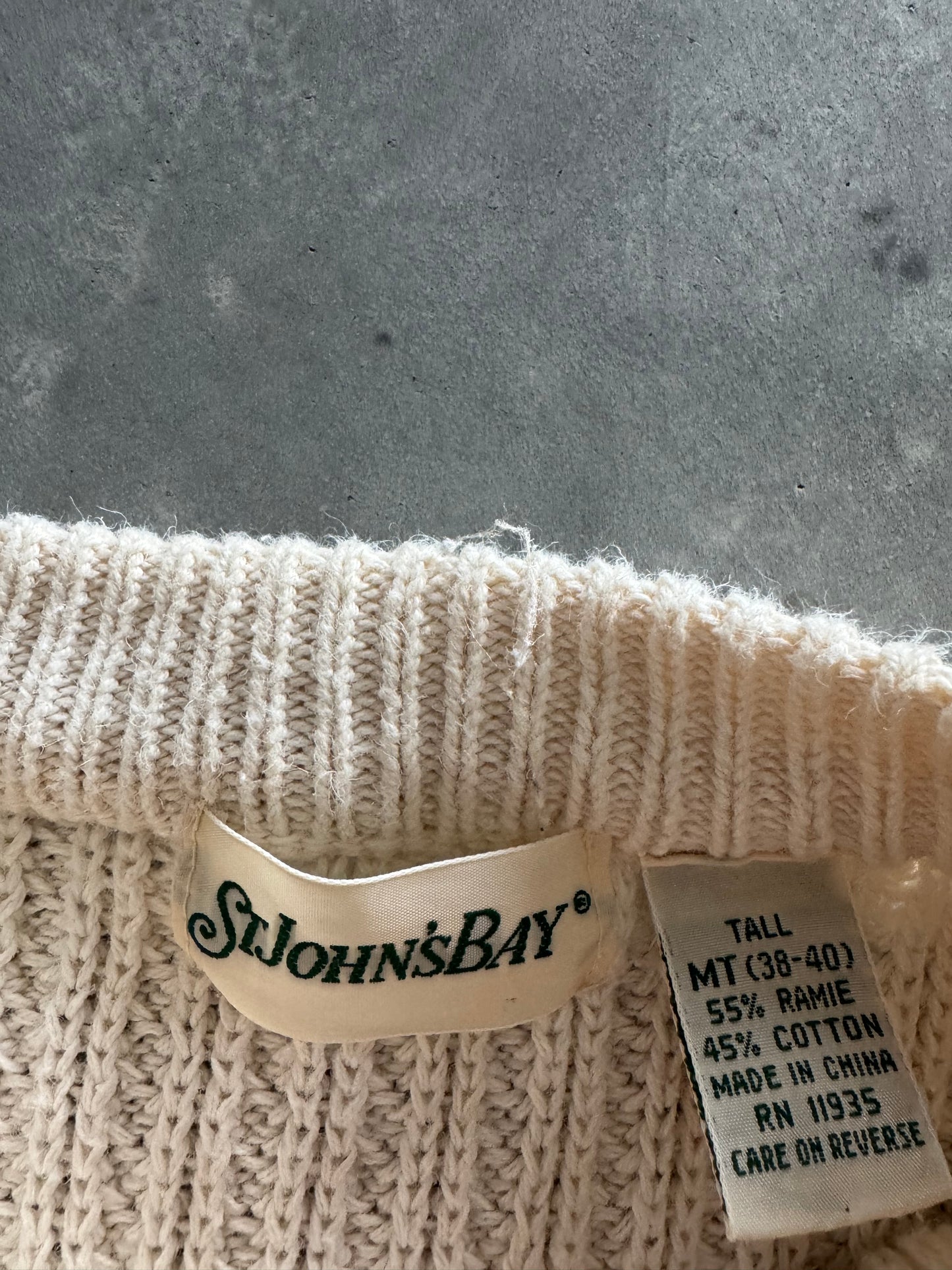 Vintage St. John’s Bay Sweater - M