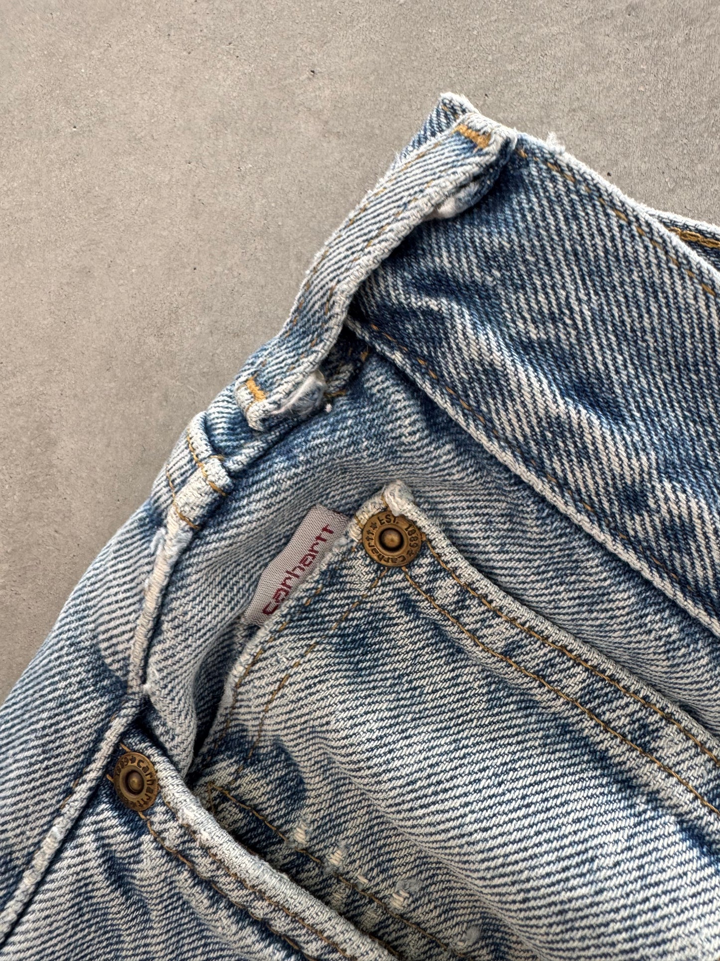 Vintage Carhartt Flannel Lined Jeans - 32x30