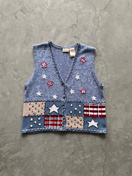 Vintage 4th of July Vest - XL