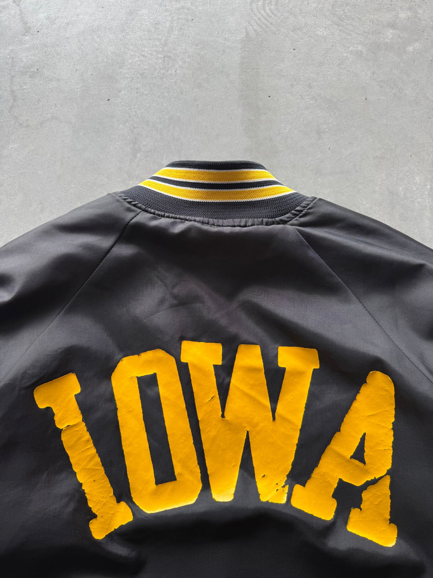 Vintage Iowa Hawkeyes Bomber Jacket - L