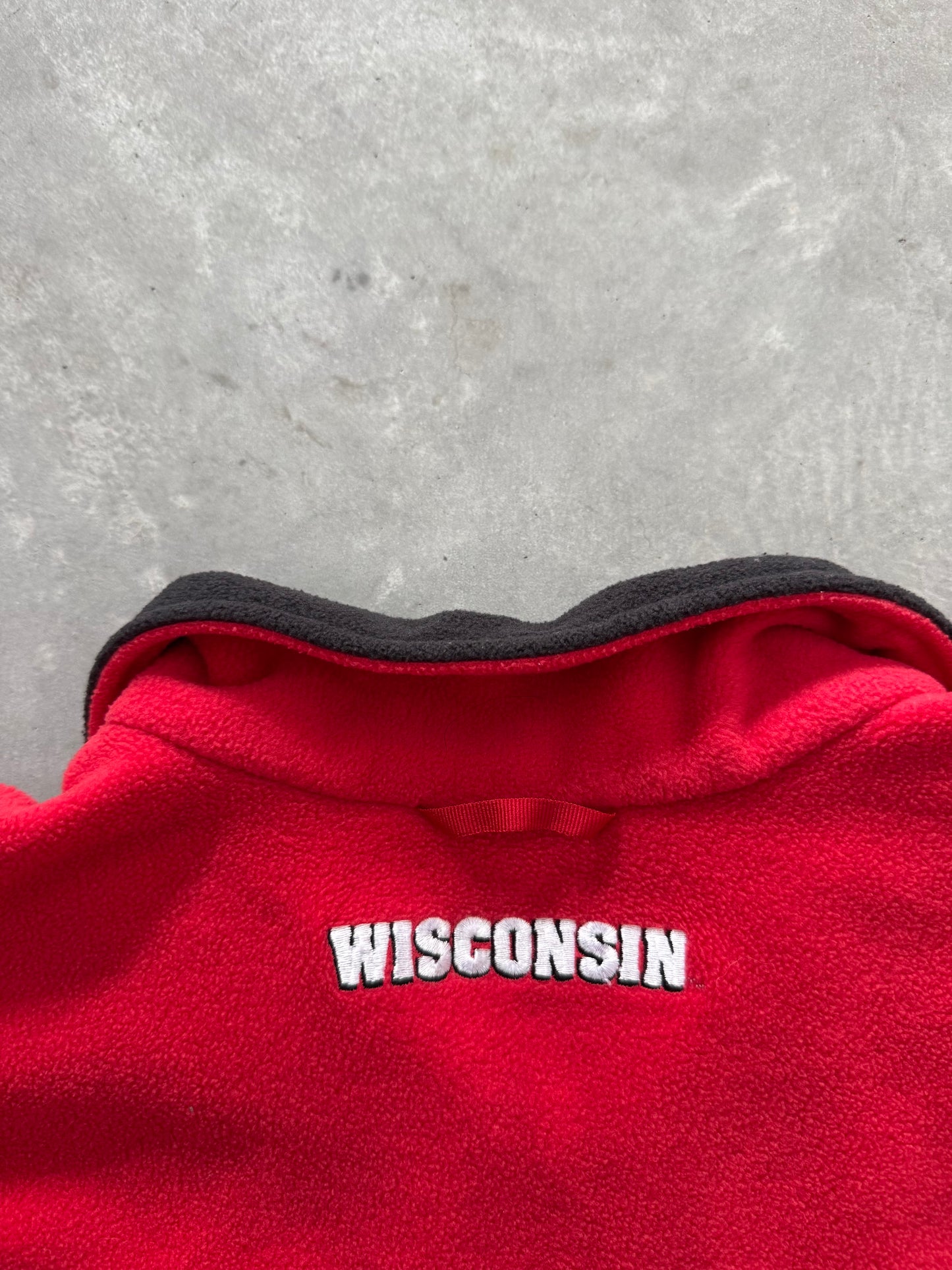 Vintage Wisconsin Badgers Columbia Fleece Zip Up - L