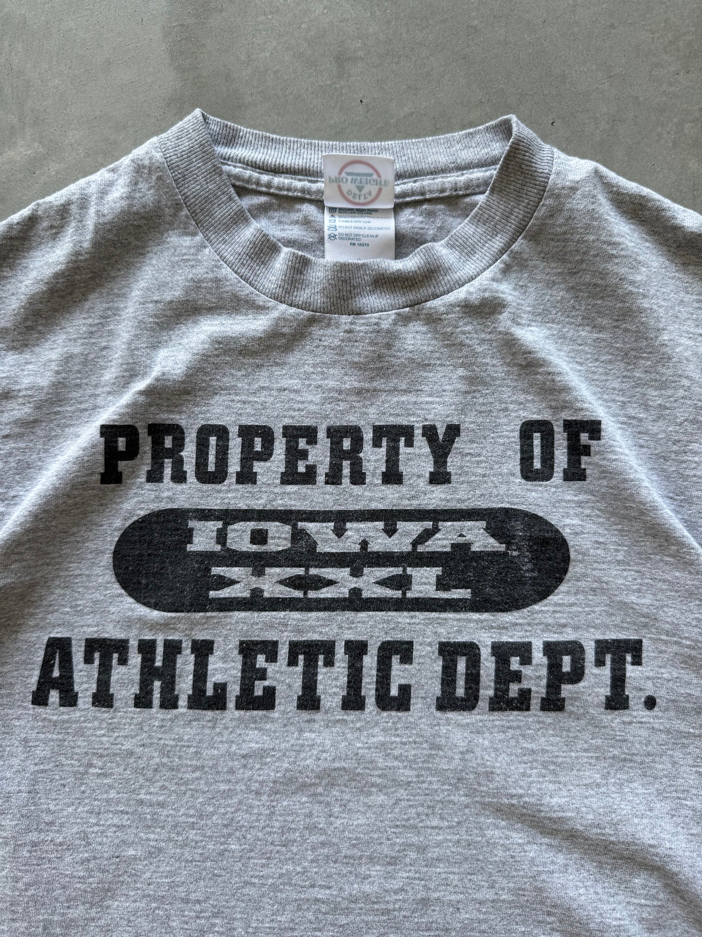 Vintage Iowa Hawkeyes Athletic Dept. Tee - S