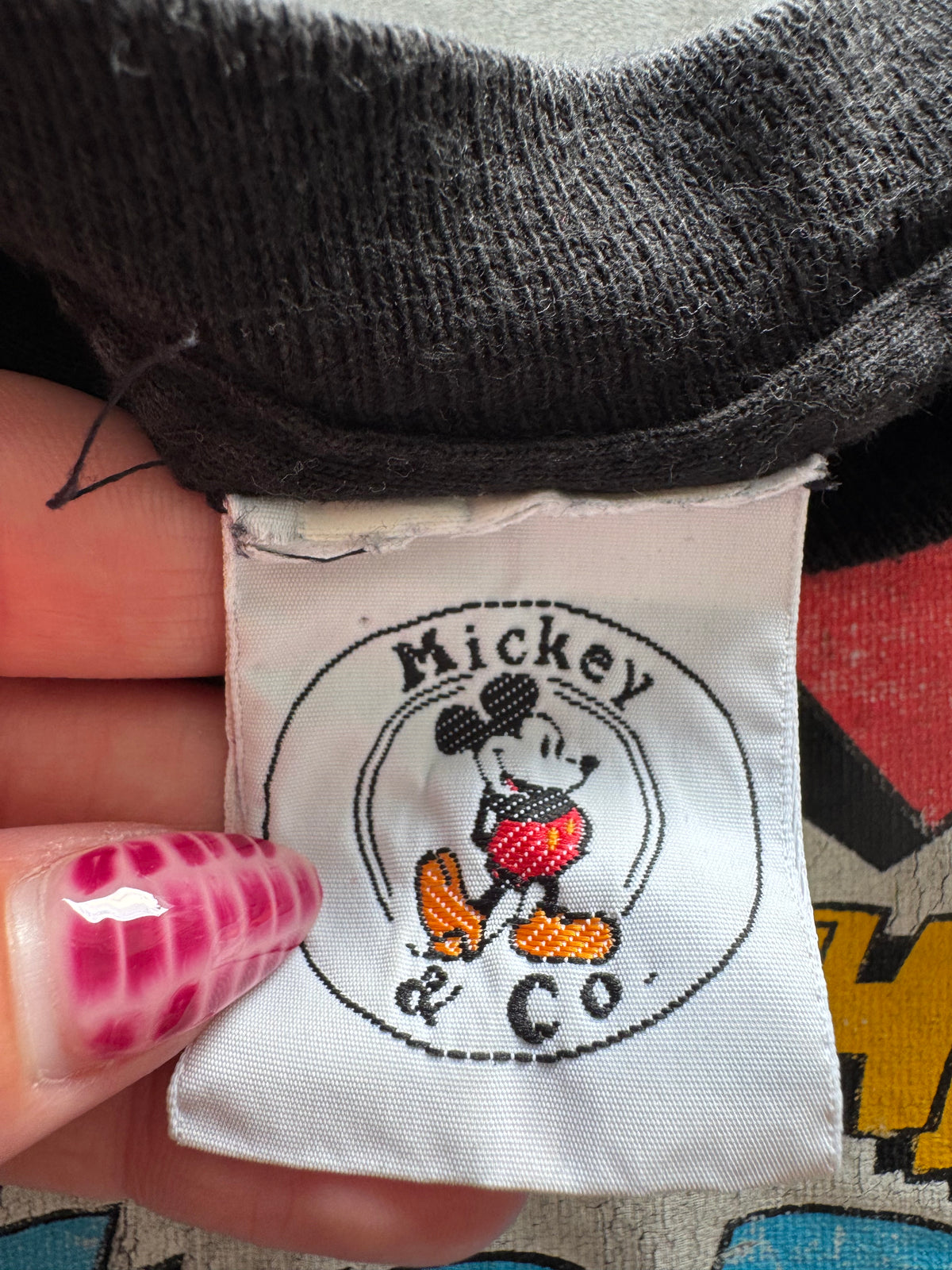Vintage 90s Mickey Mouse Tee - XL
