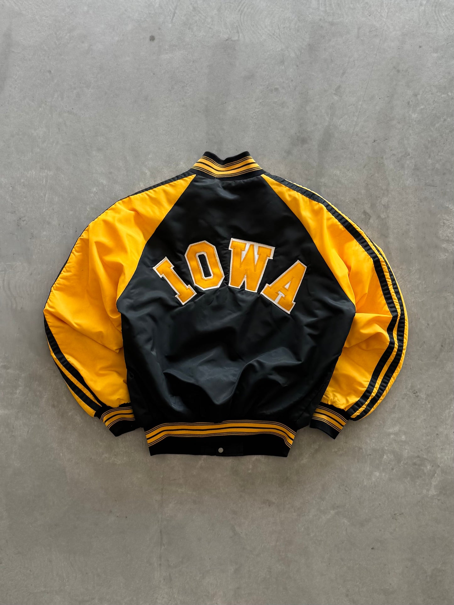 Vintage 80s Iowa Hawkeyes Bomber Jacket - M