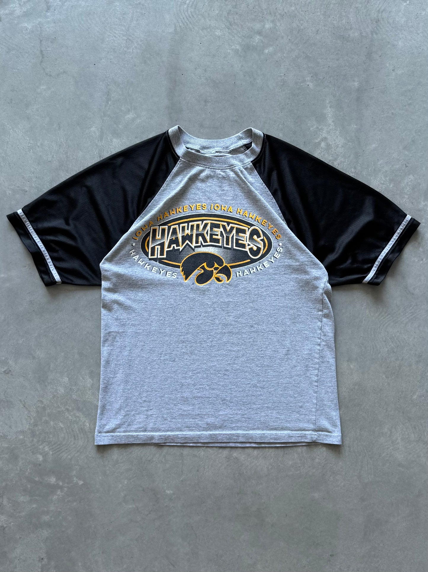 Vintage Iowa Hawkeyes Jersey Tee - XL