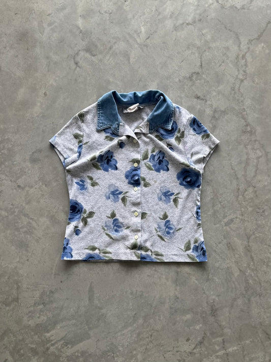 Vintage baby tee polo - L
