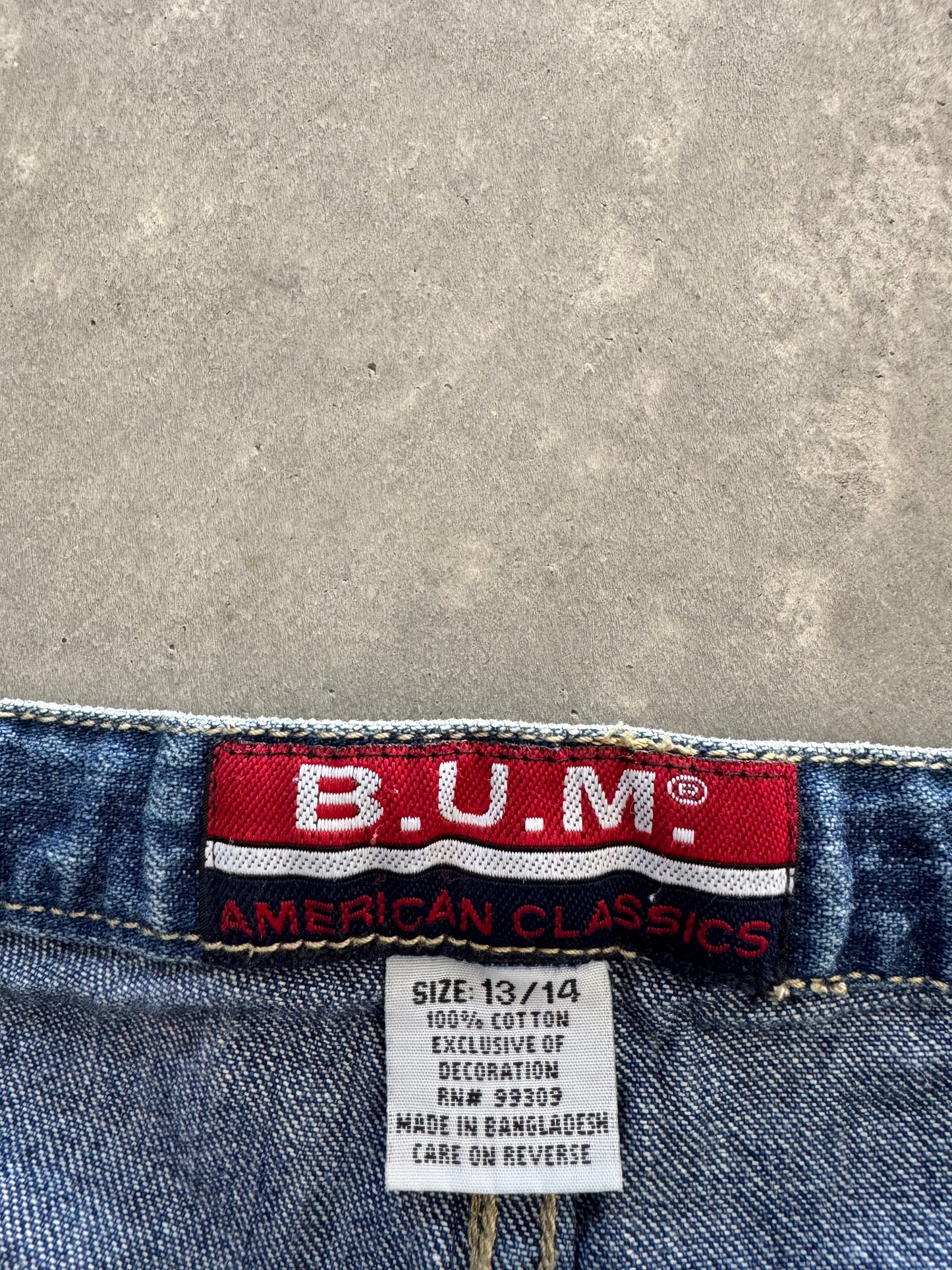 Vintage B.U.M. Equipment Denim Shorts - 31x3