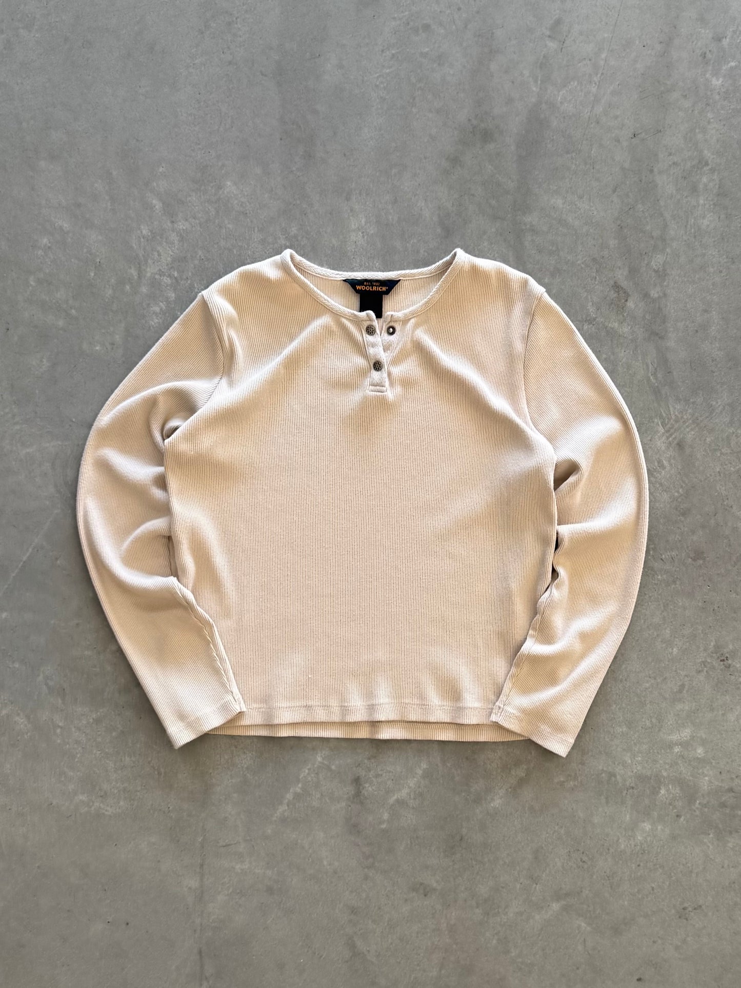 Vintage Ribbed Knit Women’s Long Sleeve - S