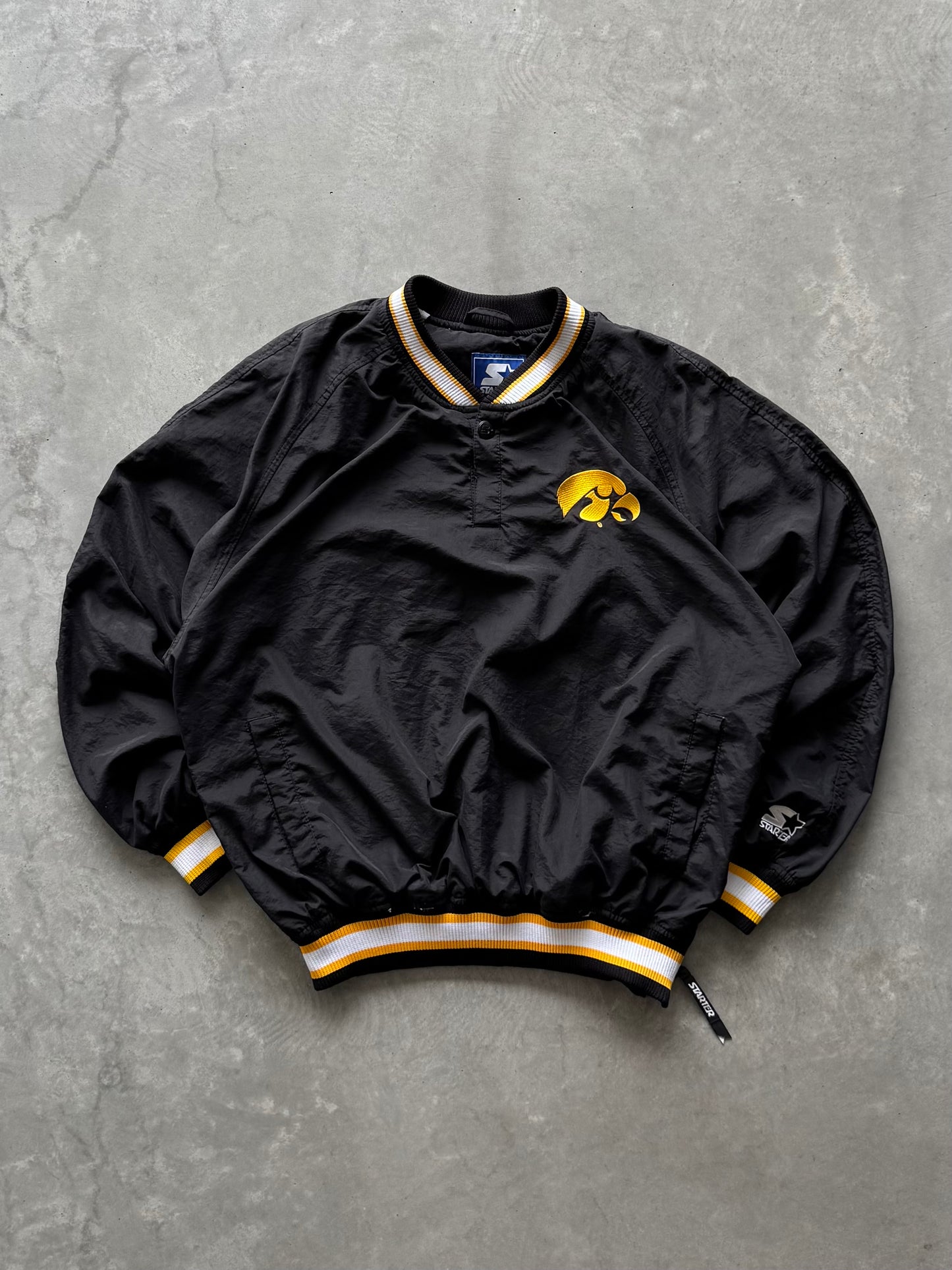 Vintage Iowa Hawkeyes Starter Windbreaker - M