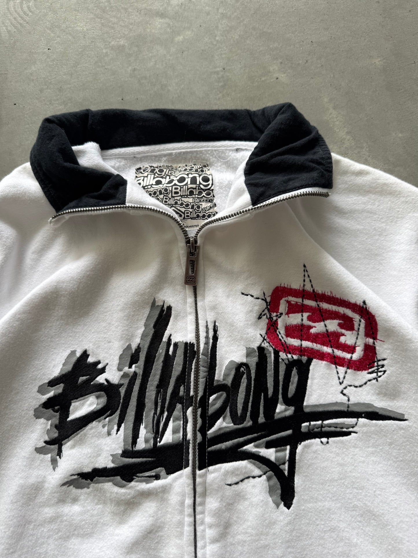 Vintage Billabong Zip Up Sweatshirt - XL