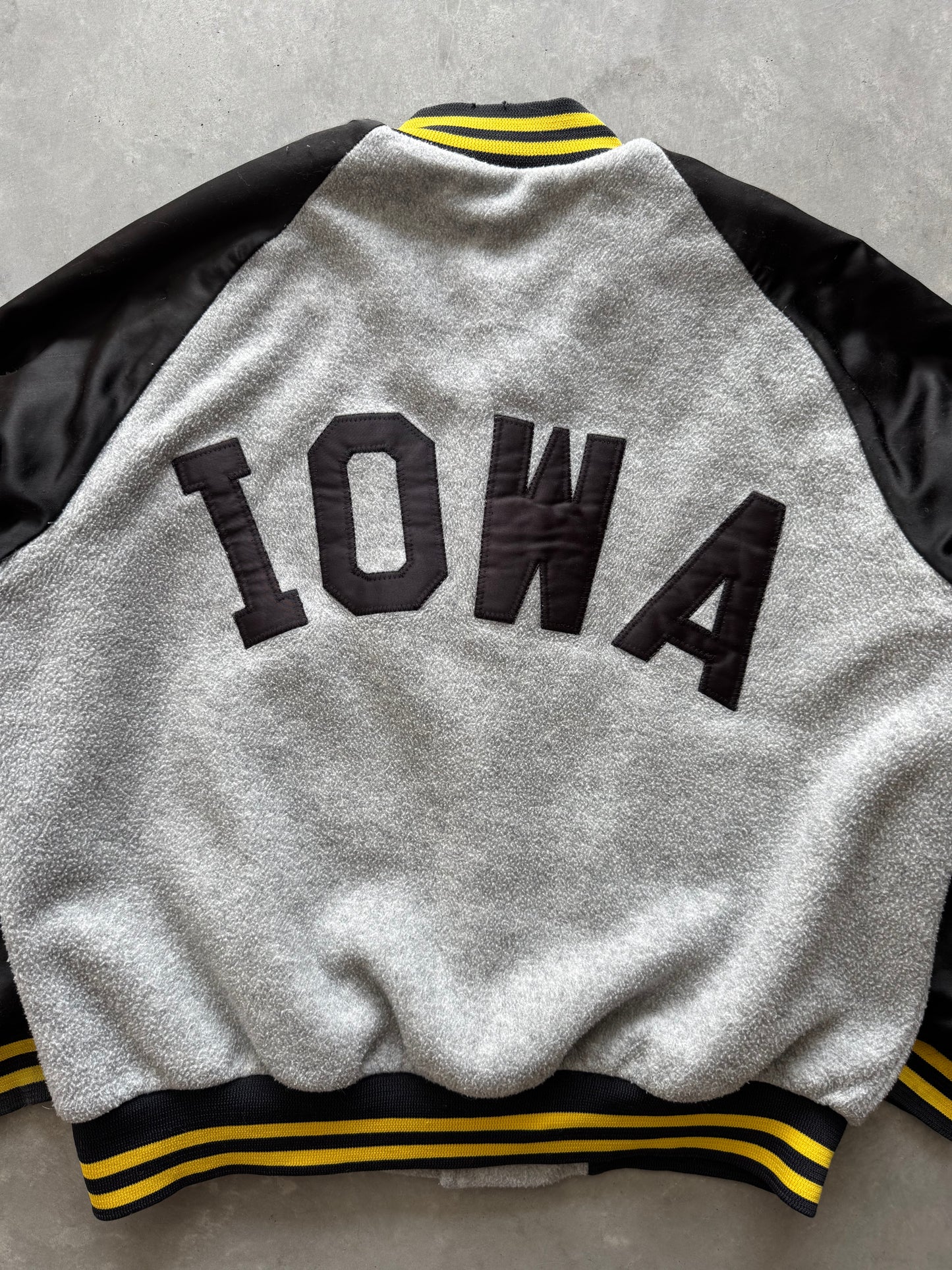 Vintage Iowa Hawkeyes Bomber Jacket - L