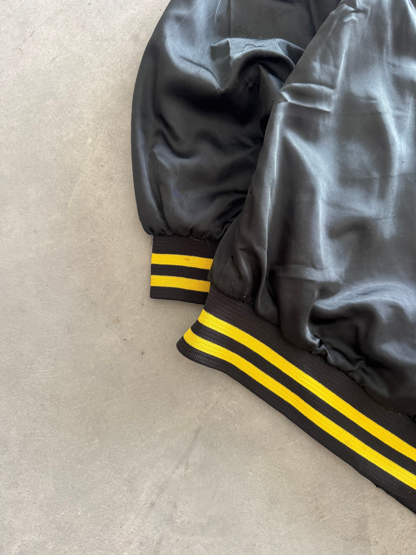 Vintage 80s Iowa Hawkeyes Satin Jacket - M