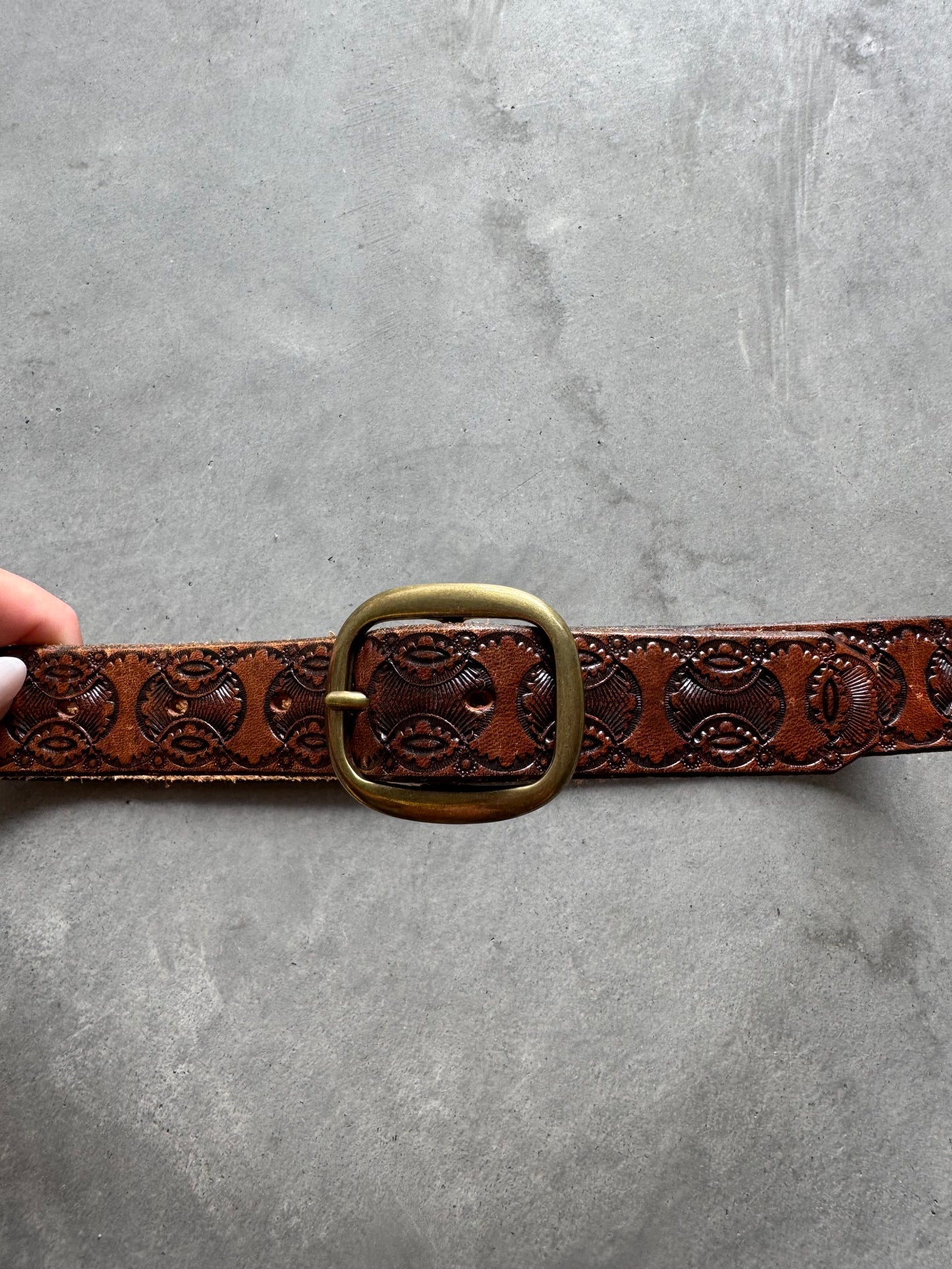 Vintage Iowa Hawkeyes Belt - 28”