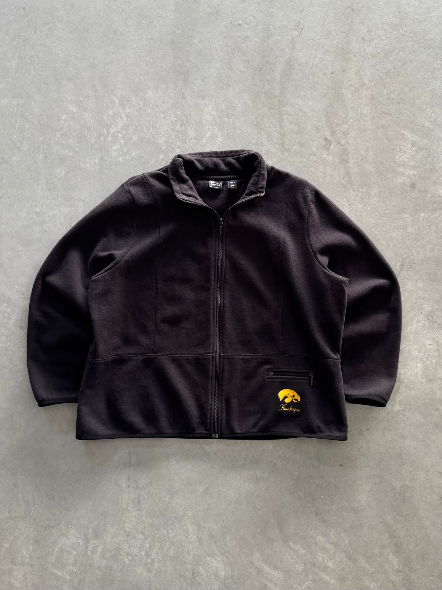 Vintage Iowa Hawkeyes Women’s Zip Up - XL