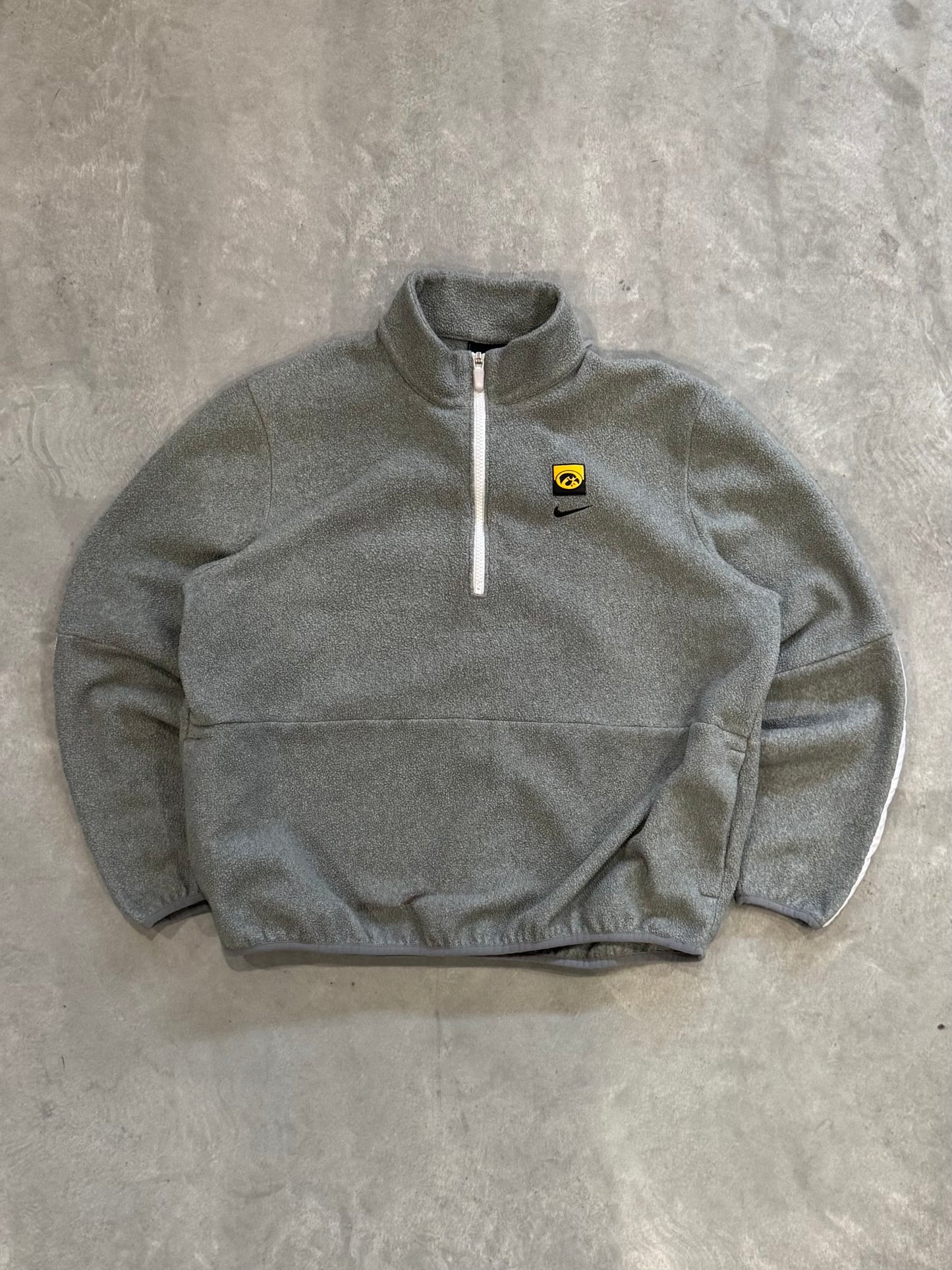Nike Iowa Hawkeyes Fleece Quarter Zip - L