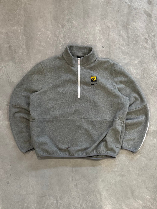 Nike Iowa Hawkeyes Fleece Quarter Zip - L