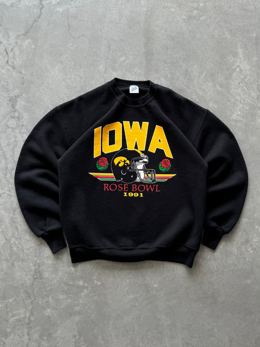 Vintage 90s Iowa Hawkeyes Rose Bowl Sweatshirt - L