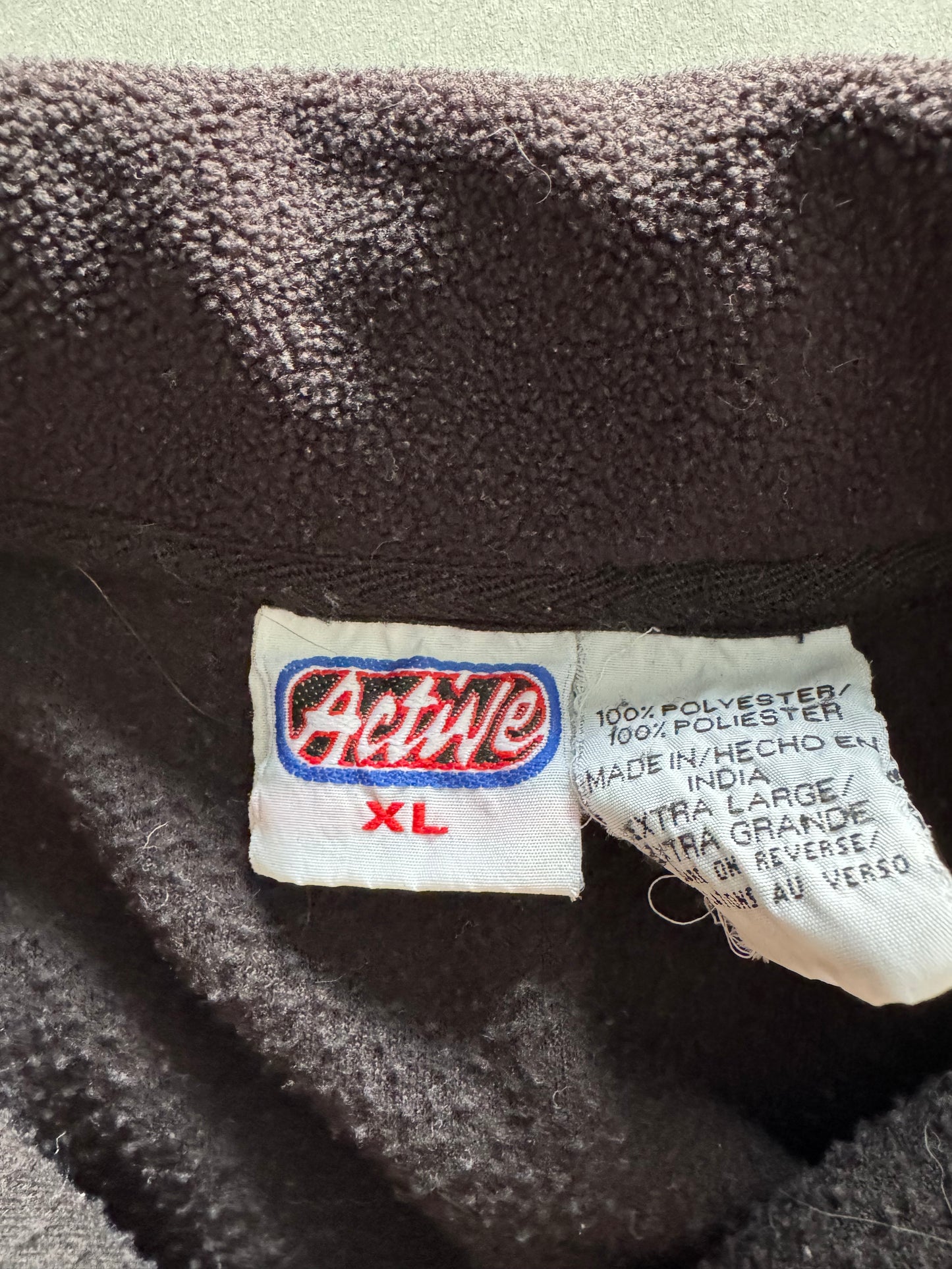 Vintage Iowa Hawkeyes Fleece Quarterzip - L