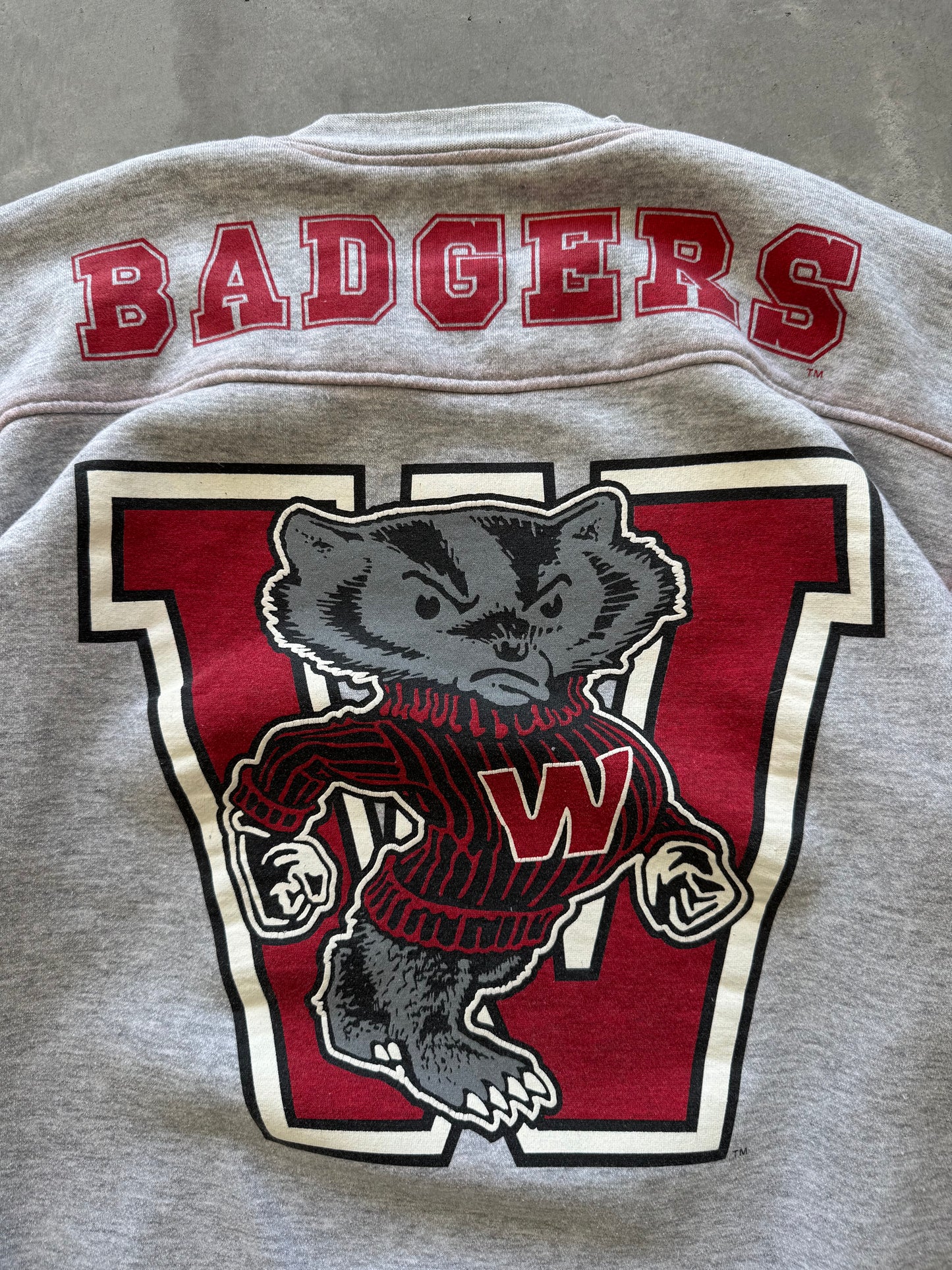 Vintage 90s Wisconsin Badgers Sweatshirt - L
