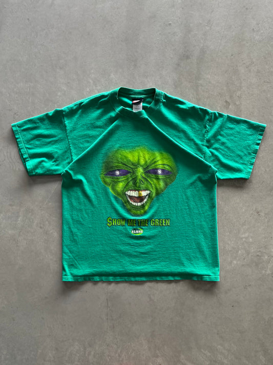 Vintage Alien Graphic Tee - L