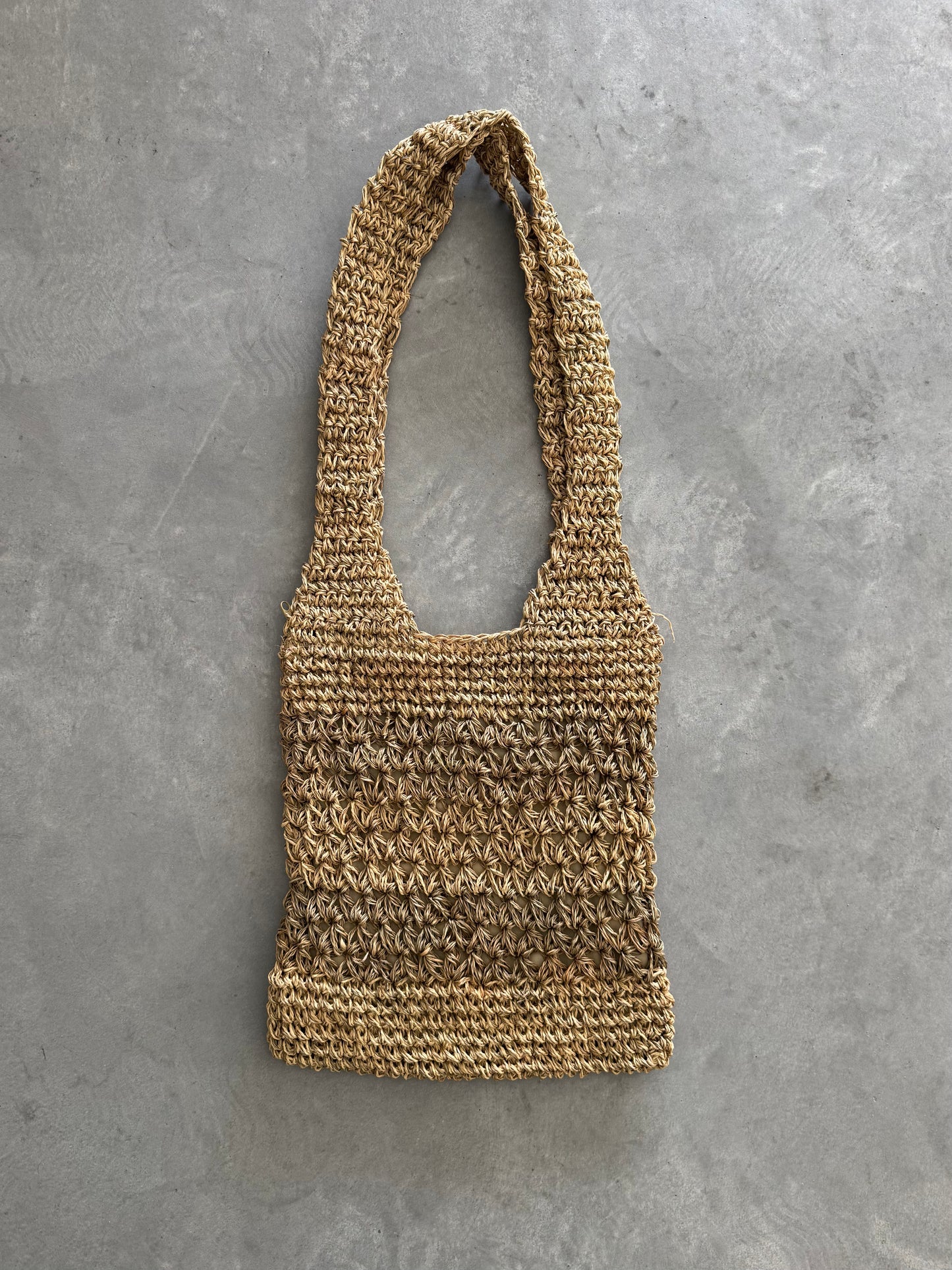Vintage Faded Glory Straw Bag
