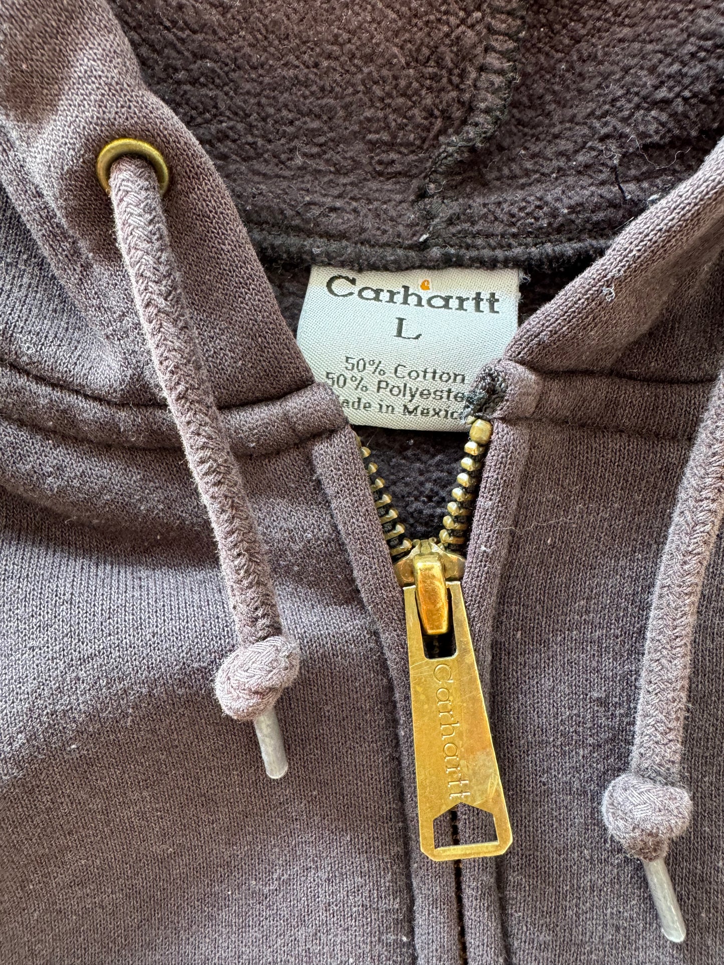 Vintage 90s Carhartt Zip Up Hoodie - L