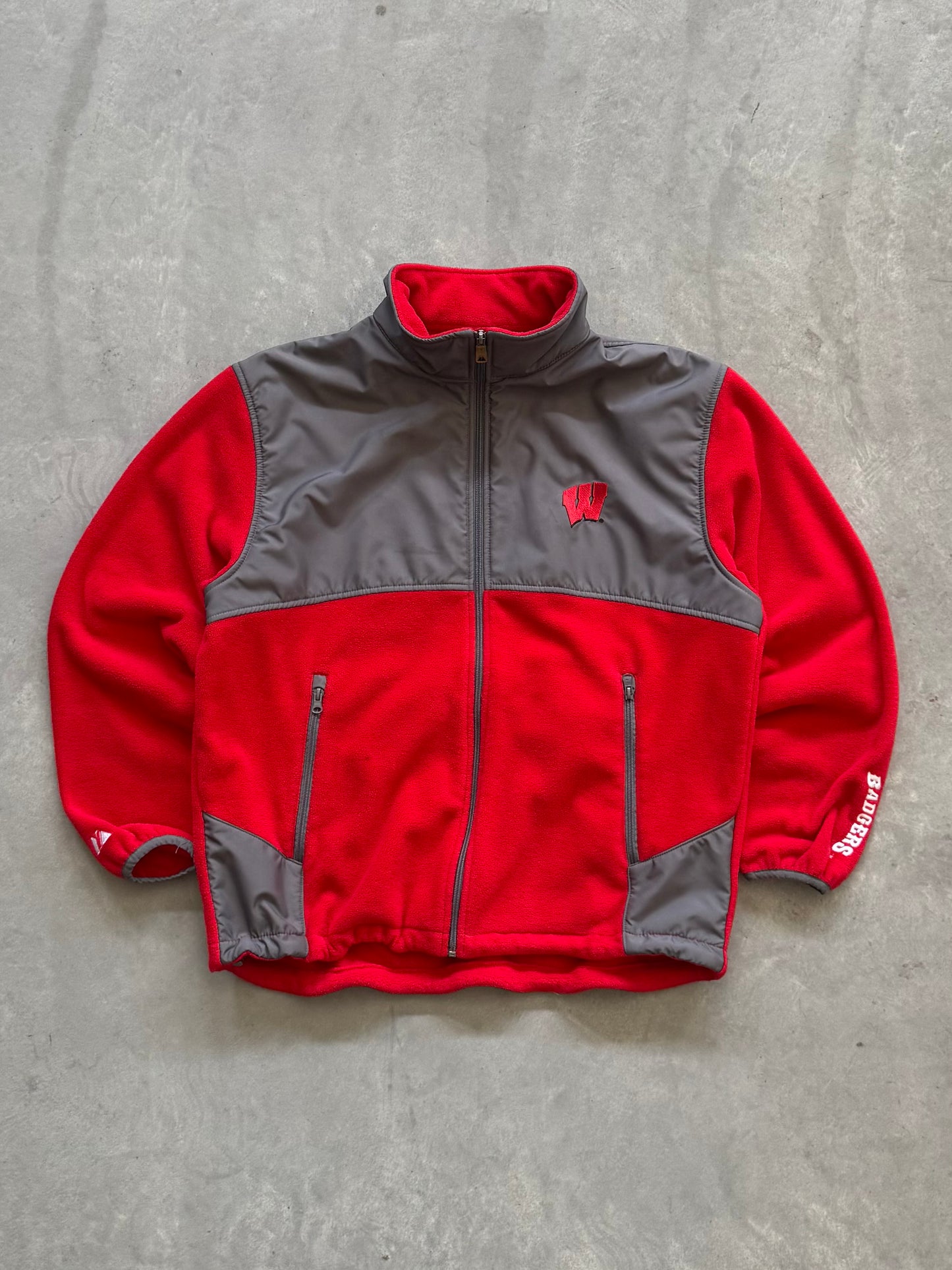 Vintage Wisconsin Badger Fleece Jacket - L
