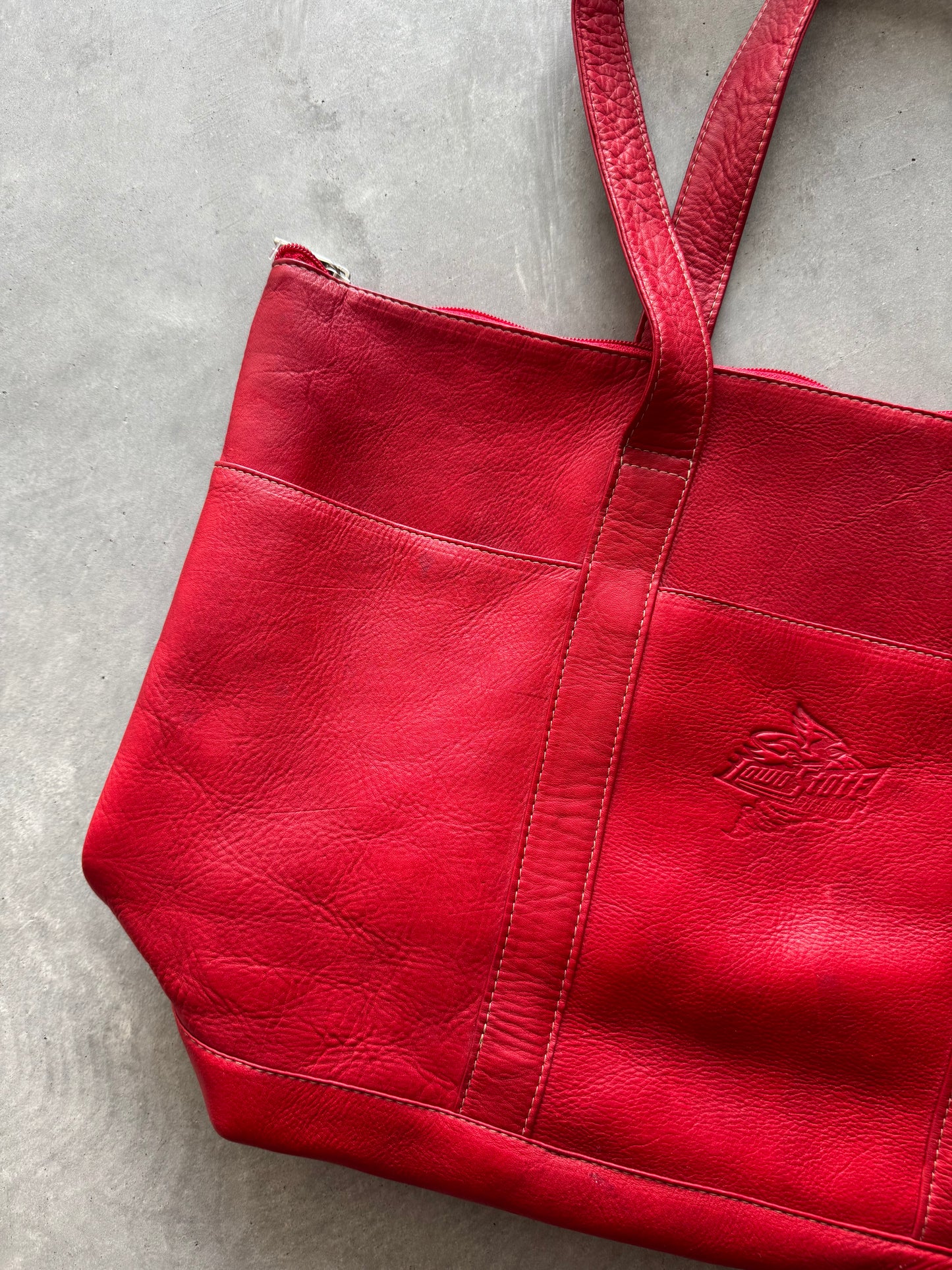 Vintage Iowa State Cyclones Leather Tote Bag