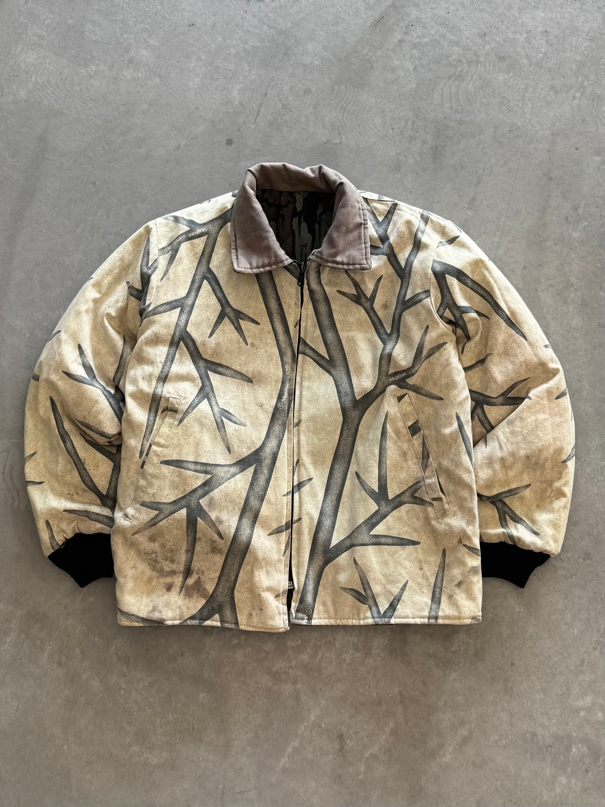Vintage 80s Trebark Camo Reversible Jacket - M